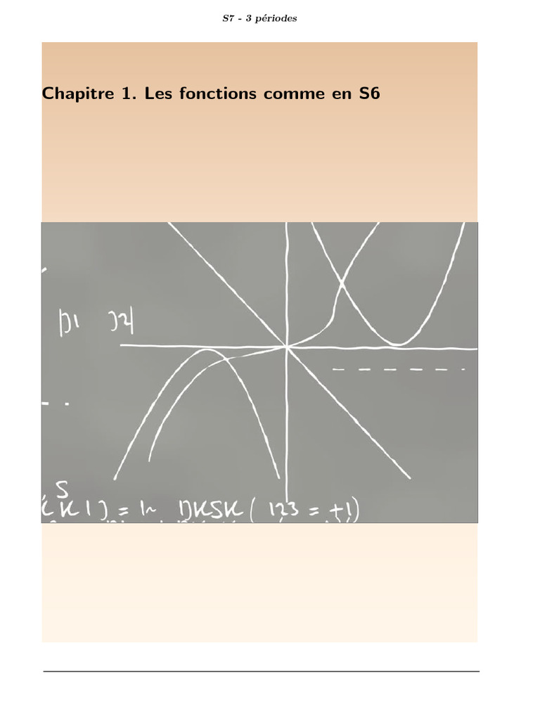 ch1_fonctions_S6_fascicule | PDF | Algèbre générale | Analyse mathématique