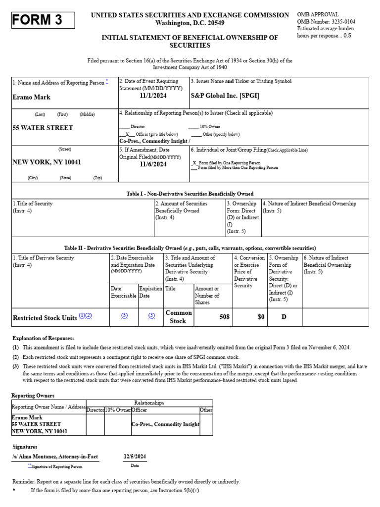 Form 3 | PDF | Securities (Finance) | Stocks