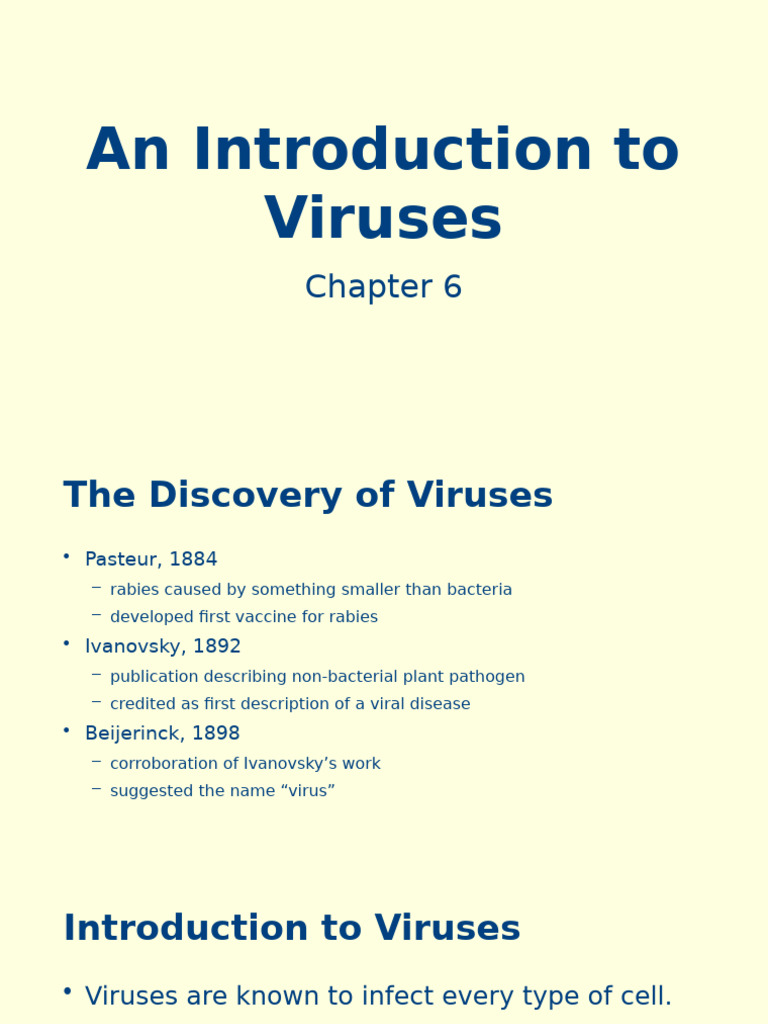 06+an+Introduction+to+Viruses%2C+Viroids%2C+and+Prions | PDF | Virus ...