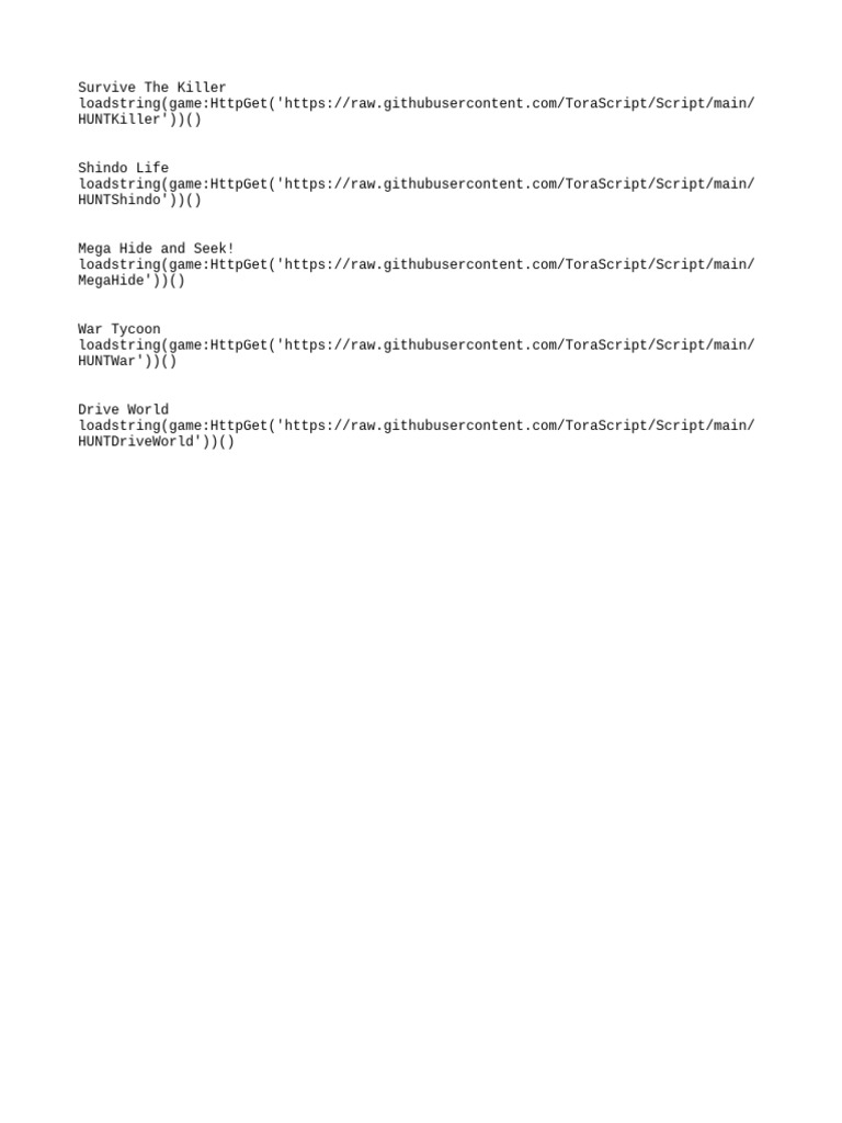 Script The Hunt - 5 Jogos+ | PDF