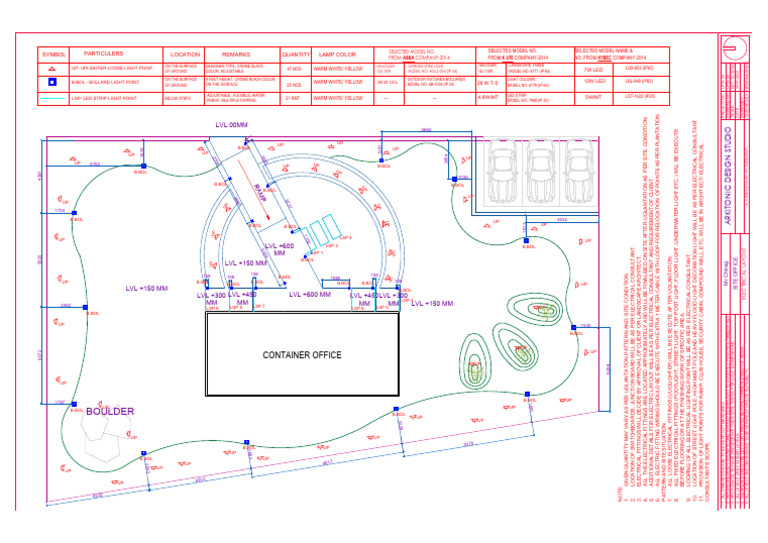 Site Office Elec - Layout | PDF | Lighting | Interior Design