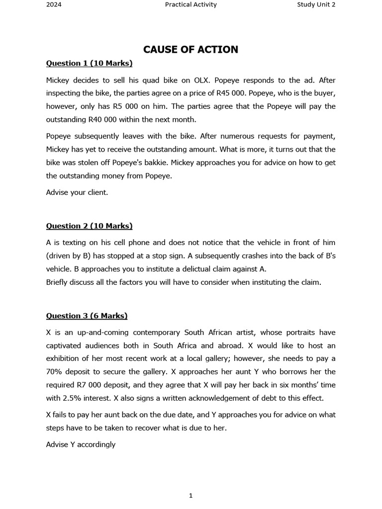 2024.02.21+Study+Unit+4+ +Practical+Activity+Questions 2 | PDF | Divorce