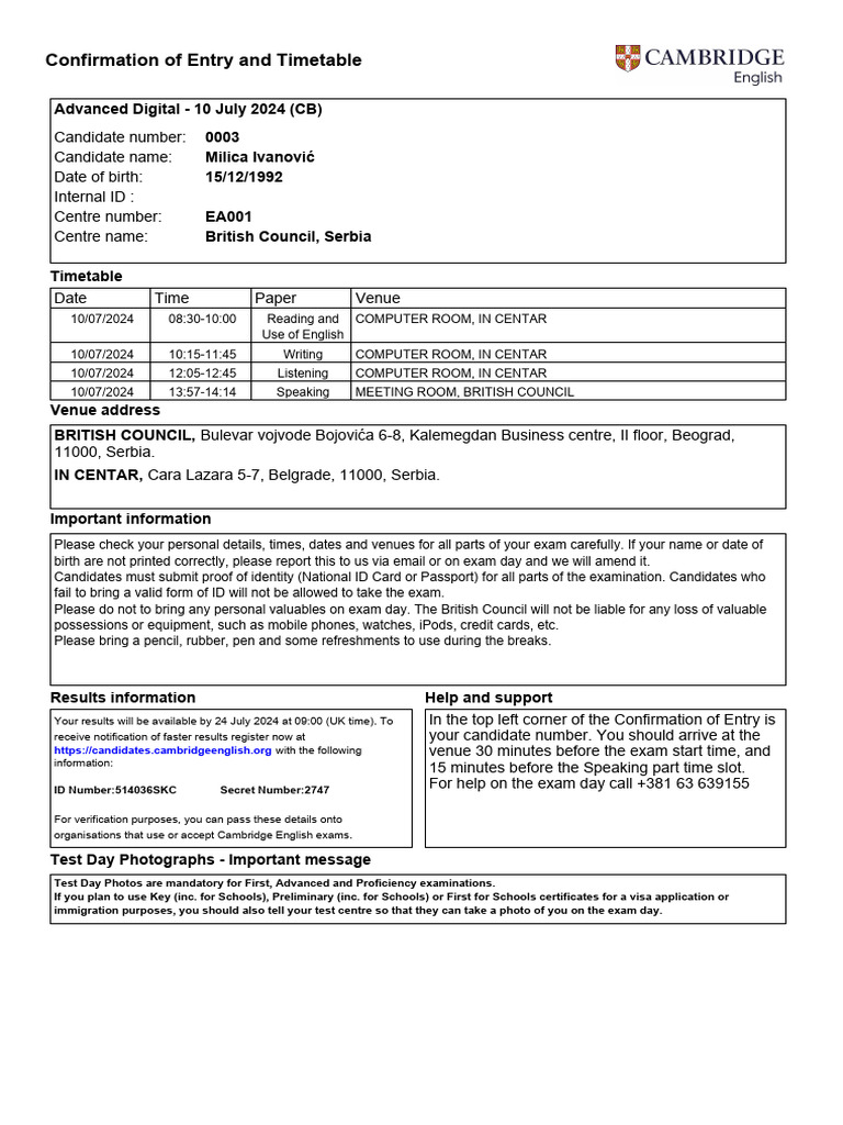 CoE (1) | PDF | Identity Document | Government And Personhood