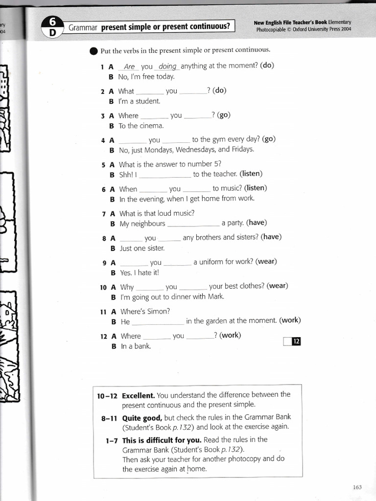 Present Simple vs. Present Continuous Guide | PDF