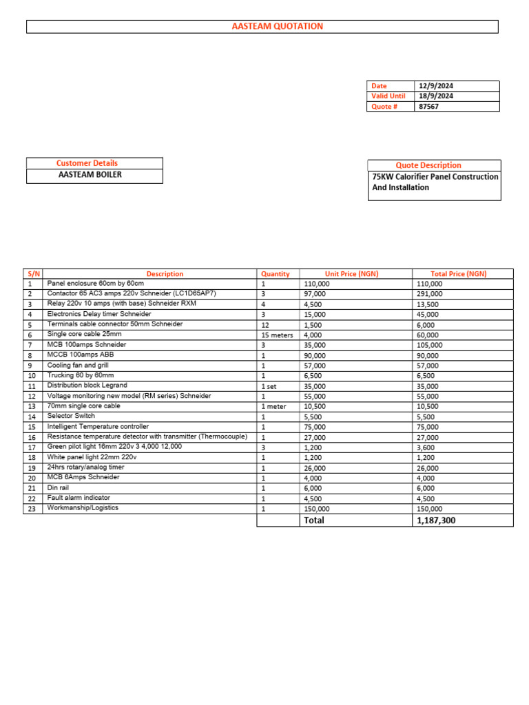 3 Stage Calorifier | PDF | Electric Power | Electrical Engineering