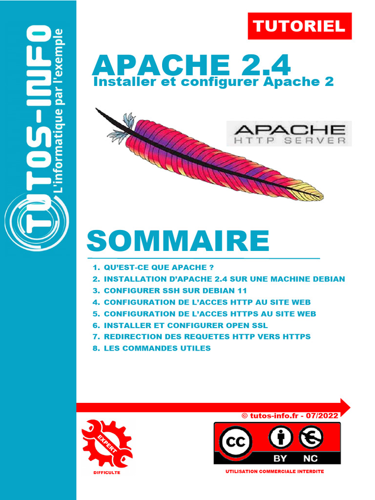 Installer et configurer Apache 2.4 | PDF | Apache HTTP Server | Internet