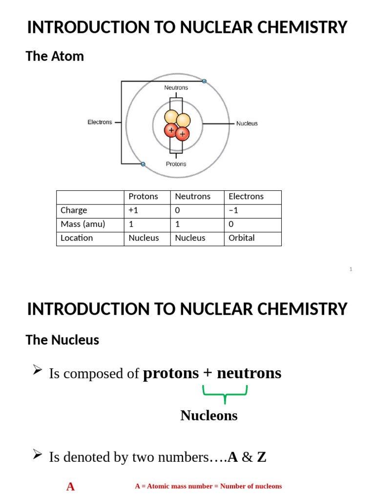 Nuclear Chemistry Fundamentals Explained | PDF | Nuclear Physics ...