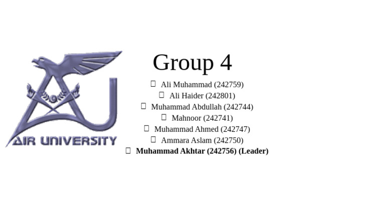 Group 4 | PDF