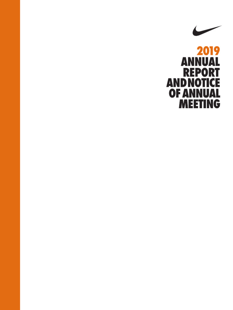 Nike 2019 pdf proxy voting stocks