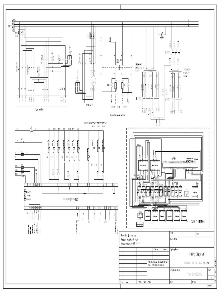 Wiring Diagram-Fix Speed and Dual Votage-FL1 | PDF