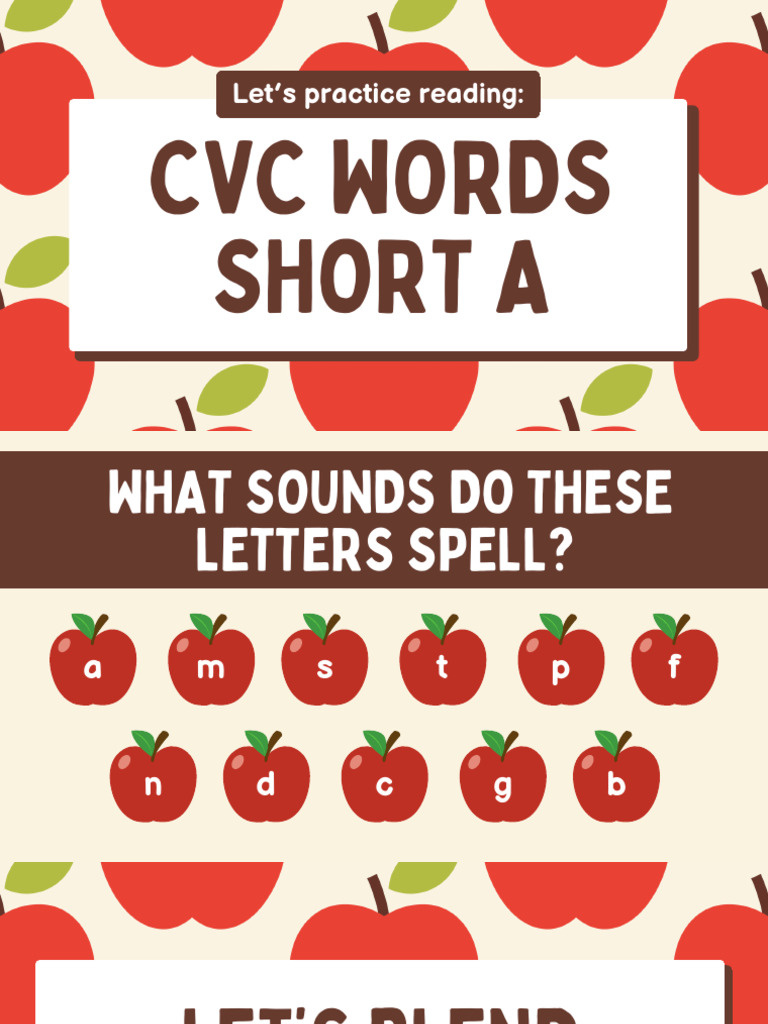 CVC Words Practice with Short A | PDF