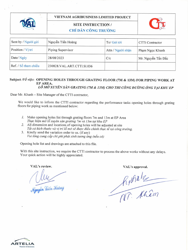 230828.val - Art.ctti - Si.036 Piping | PDF