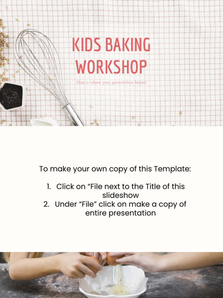 Kids Baking Workshop | PDF | Planets | Solar System