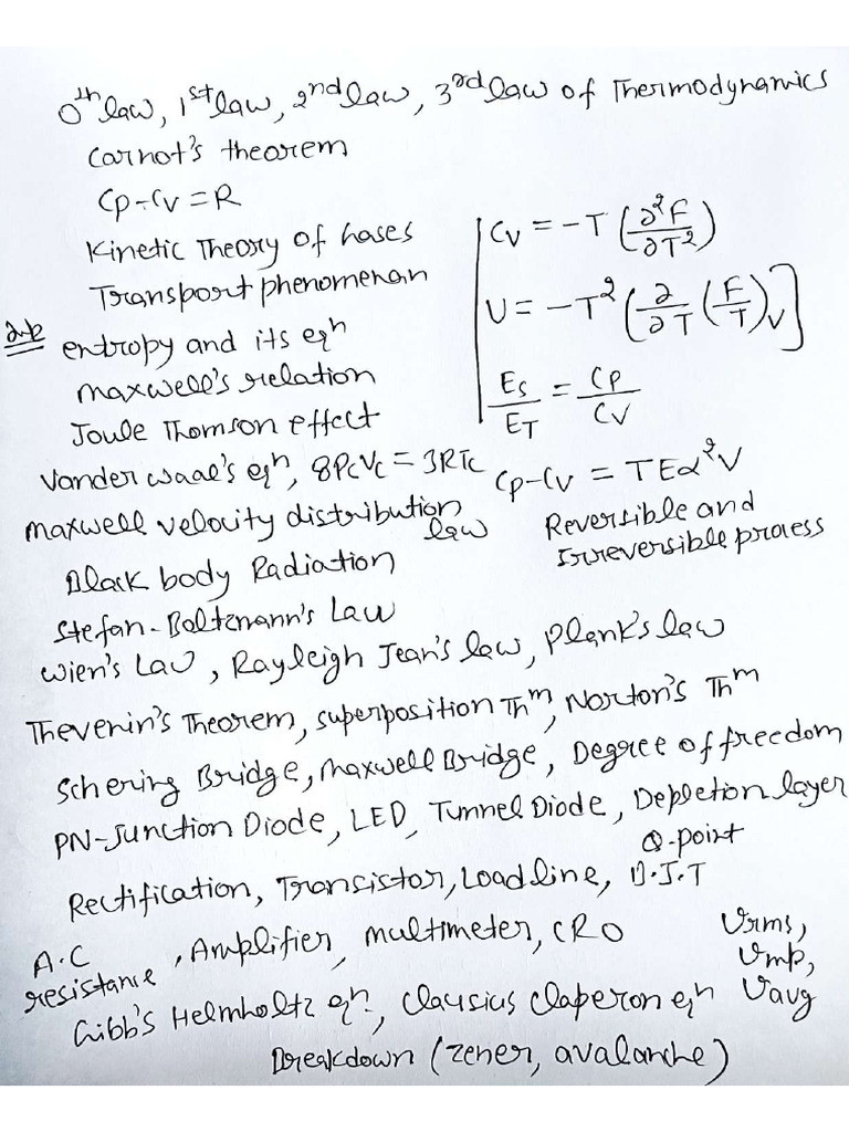 2nd Semester Physics Most Important | PDF