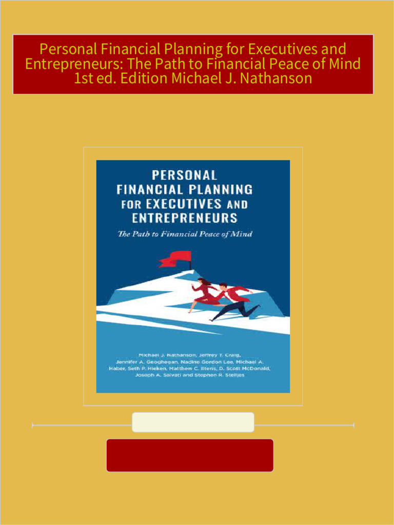 Instant download personal financial planning for executives and