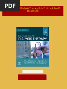 PDF Handbook of Dialysis Therapy 6th Edition Allen R. Nissenson download