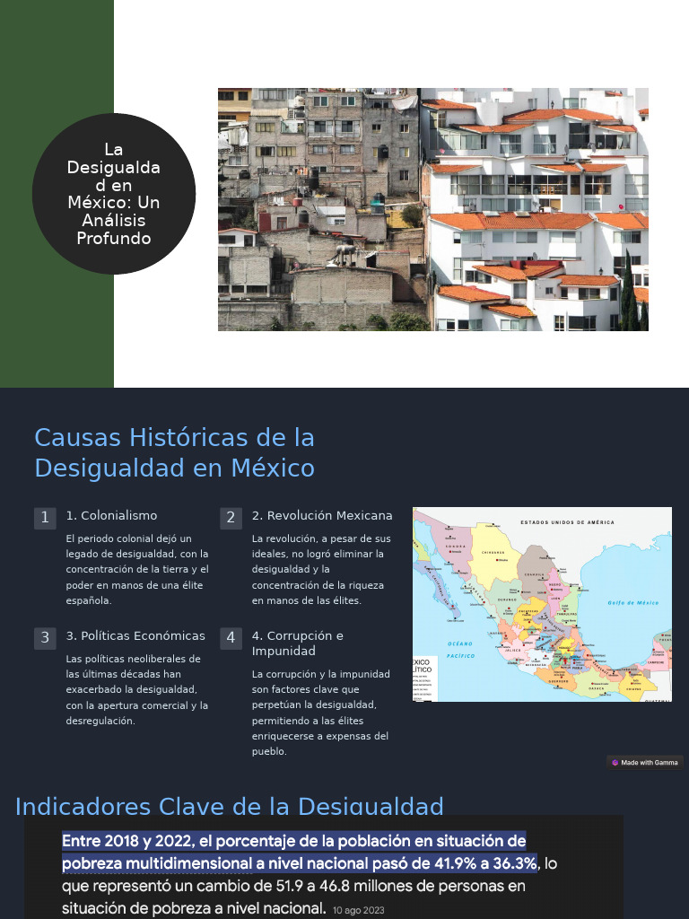 La Desigualdad en Mexico Un Analisis Profundo [Autosaved] | PDF ...