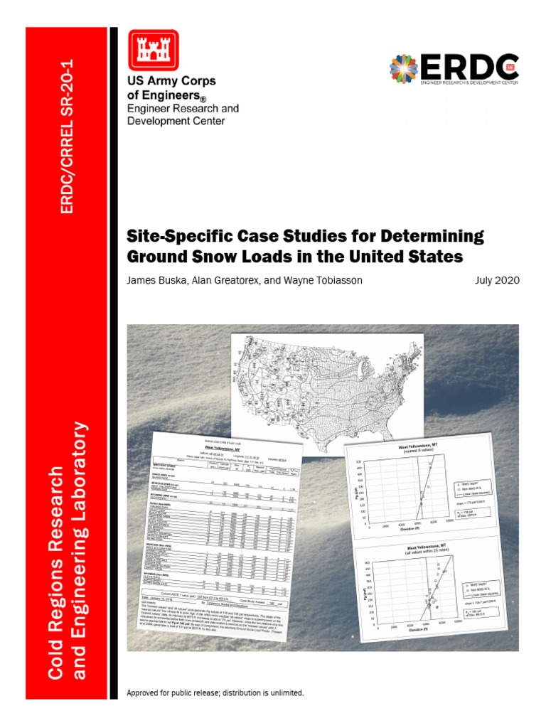 Site-Specific Case Studies For Determining Ground Snow Loads in The ...