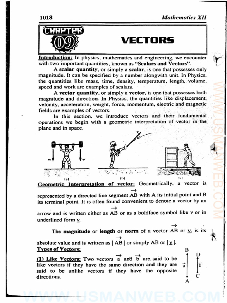 12th Math Chapter 9 Notes | PDF