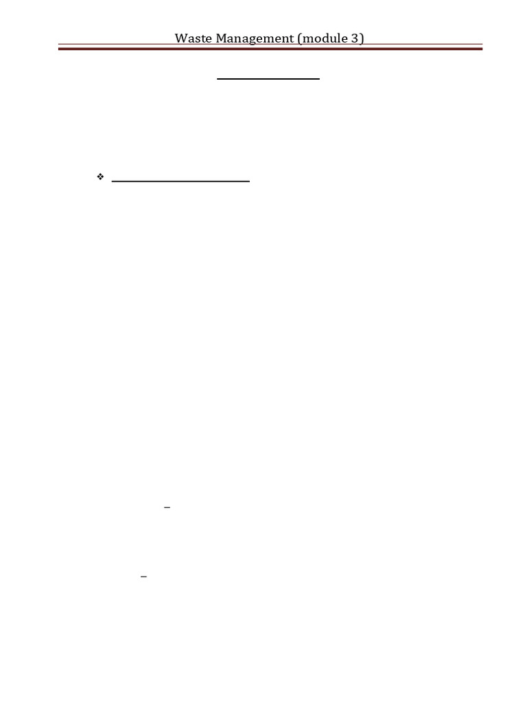 WM - Module 3 - 240527 - 010640 | PDF | Waste Management | Transport