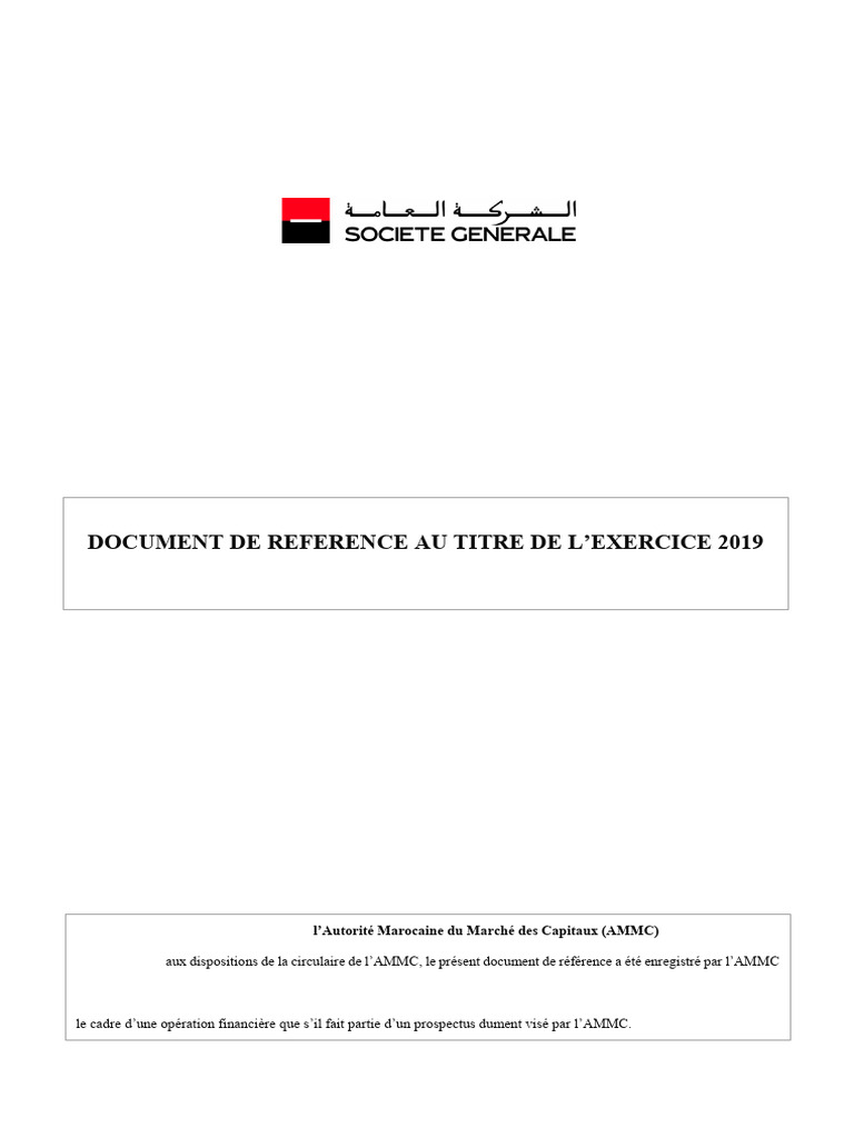 Évaluation de SGMB 2019-2020 | PDF | Action (Finance) | Normes ...