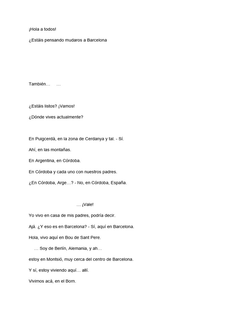 ES333 - Transcript in Spanish Only | PDF