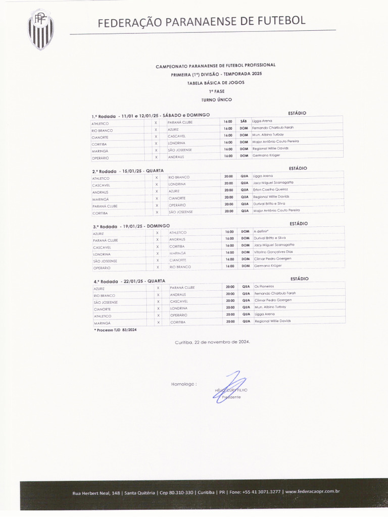 Tabela-1a-Divisao-2025 | PDF