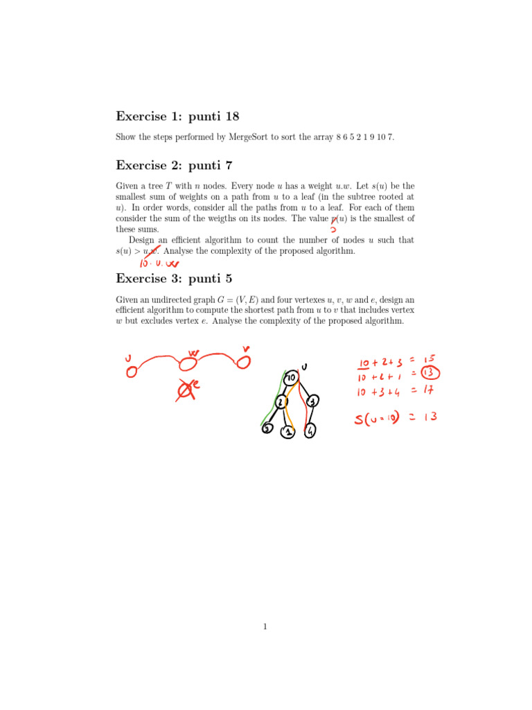 Exam20210723_sol | PDF | Computational Problems | Computational ...