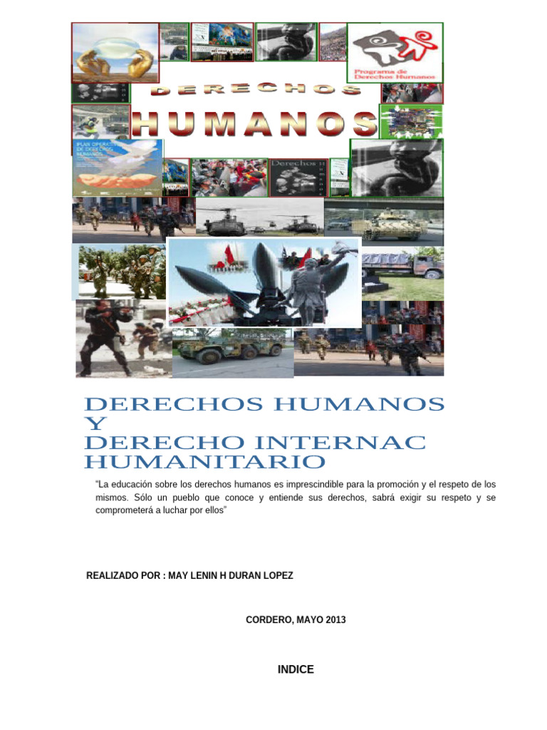 9 Derechos Humanos y Dih | PDF | Ley humanitaria internacional ...