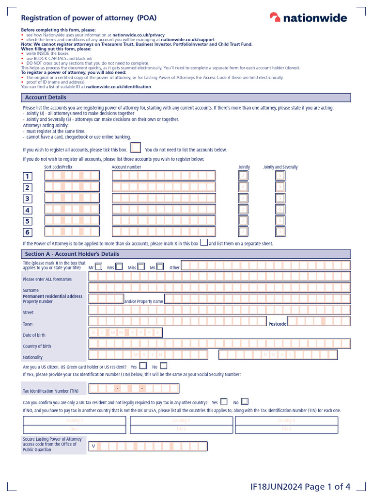 Power of Attorney Registration Guide | PDF | Transaction Account ...