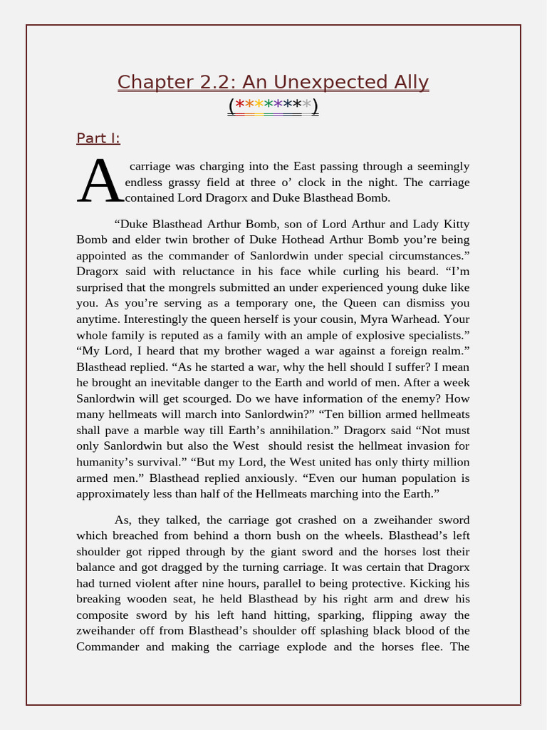 Chapter 2.2, An Unexpected Ally PDF