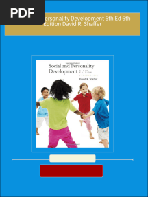 Download Full Social and Personality Development 6th Ed 6th Edition David R. Shaffer PDF All Chapters