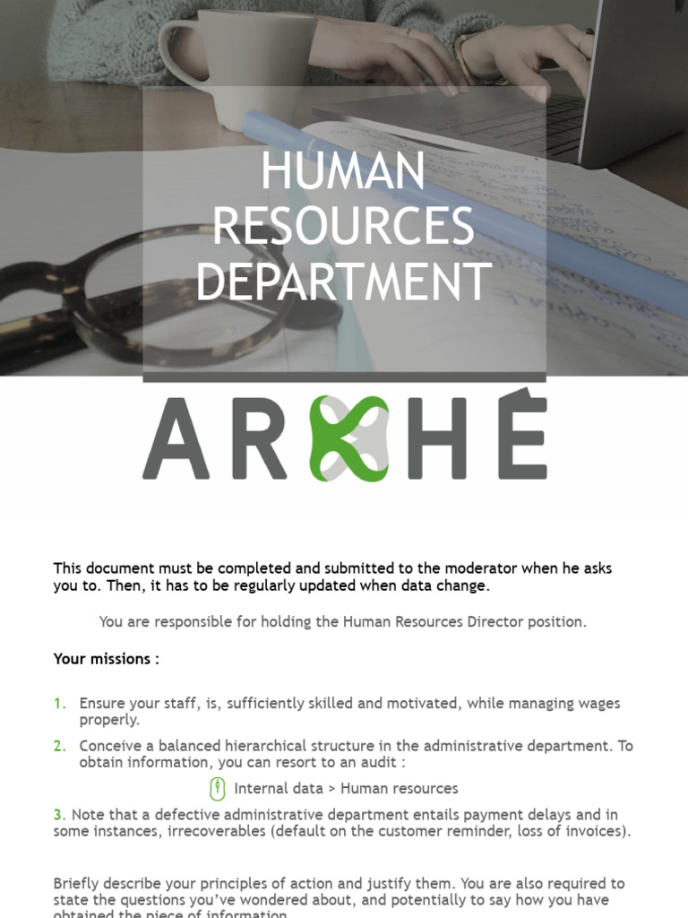 Human Resources Department | PDF | Human Resources | Salary