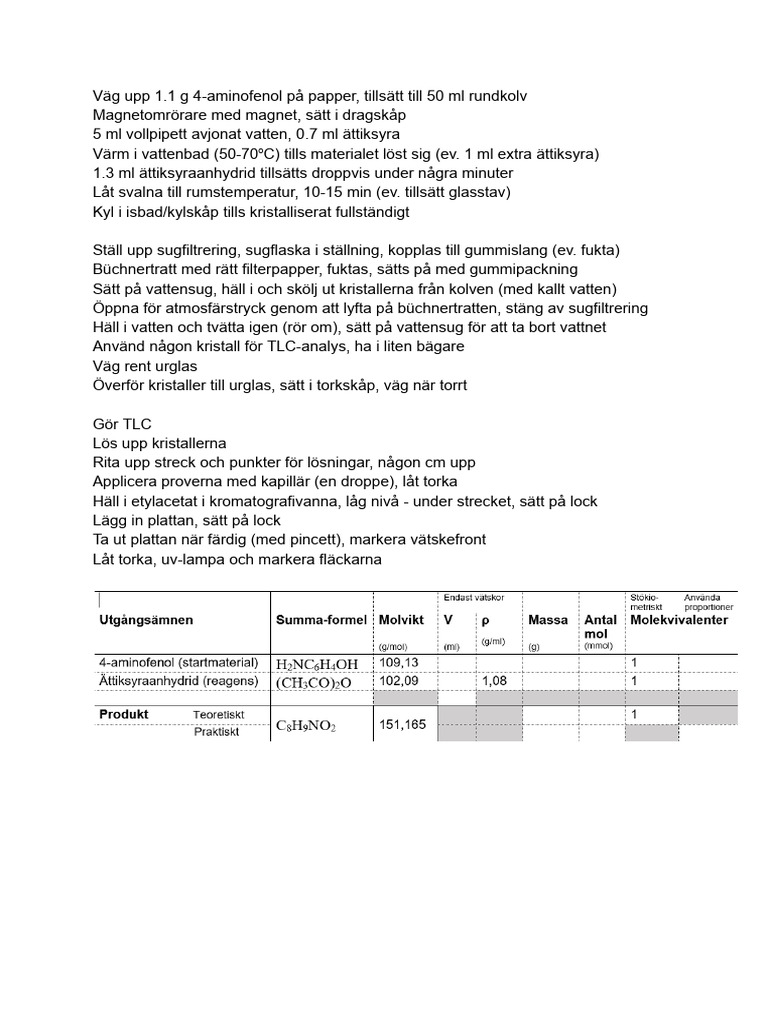 Labb 7 Instruktioner | PDF