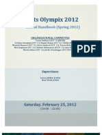 Arts Olympix 2012 Official Handbook