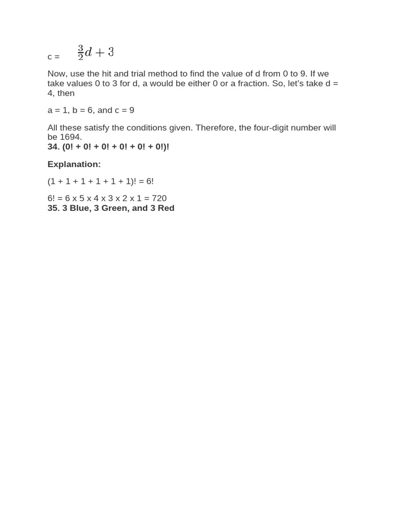 Riddles Maths | PDF