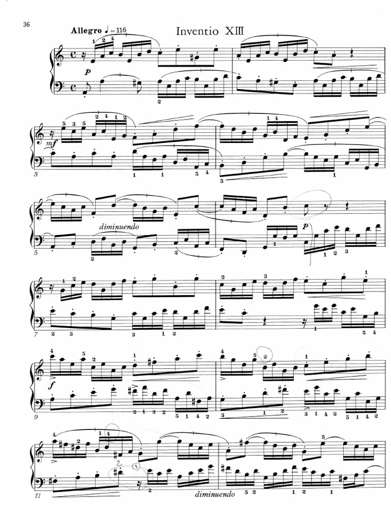 Invention13 (Bach) | PDF