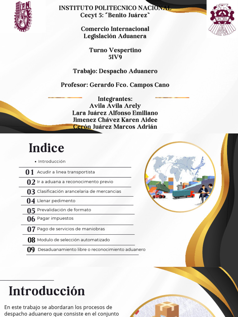 Despacho Aduanero Pdf Aduana Comercio