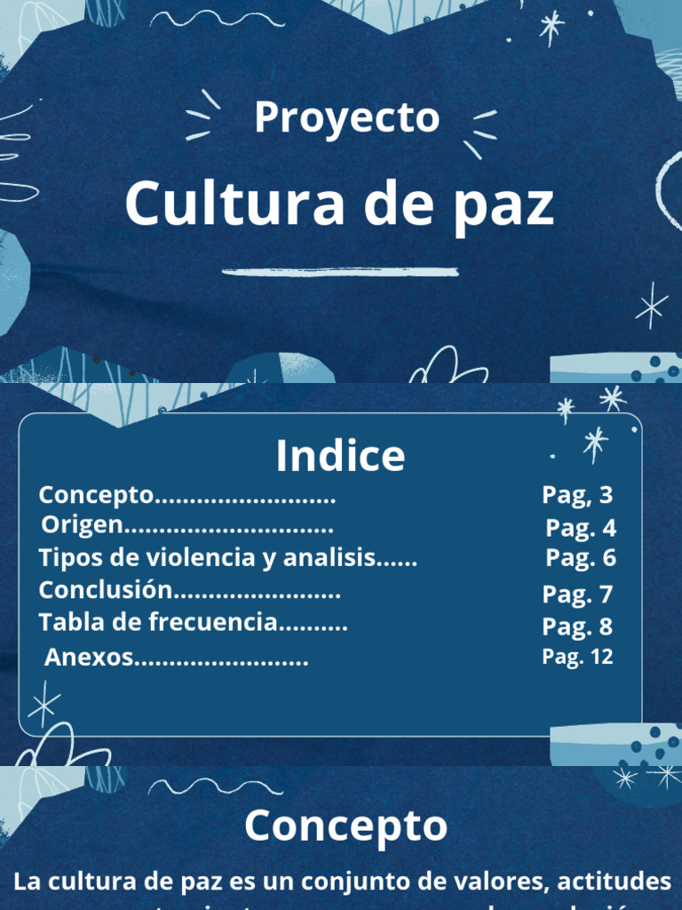 Cultura de Paz: Conceptos y Violencia | PDF | Violencia | Paz