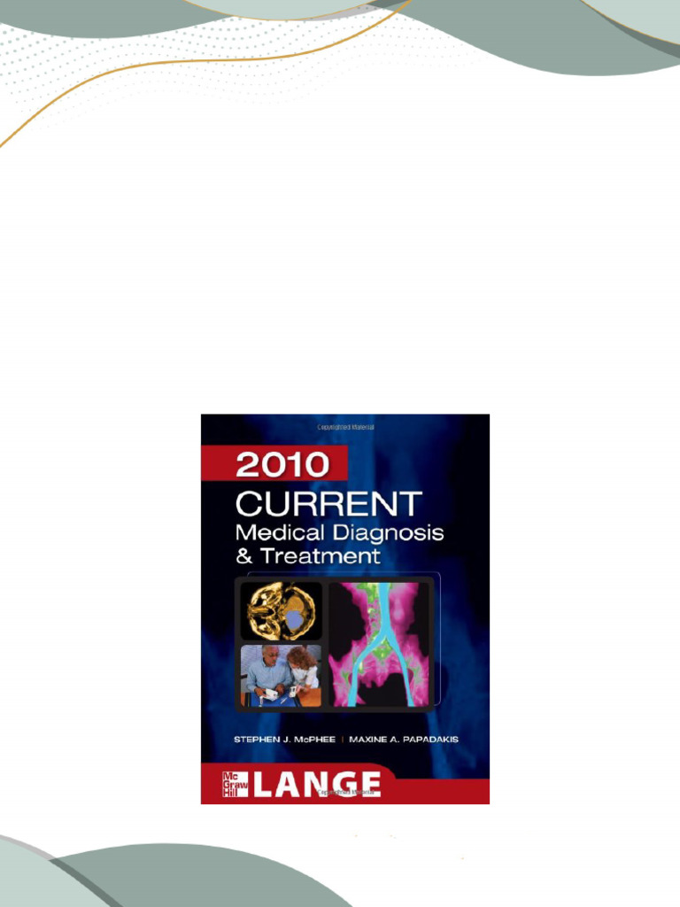 Current Medical Diagnosis and Treatment 49th Edition Lange Current ...