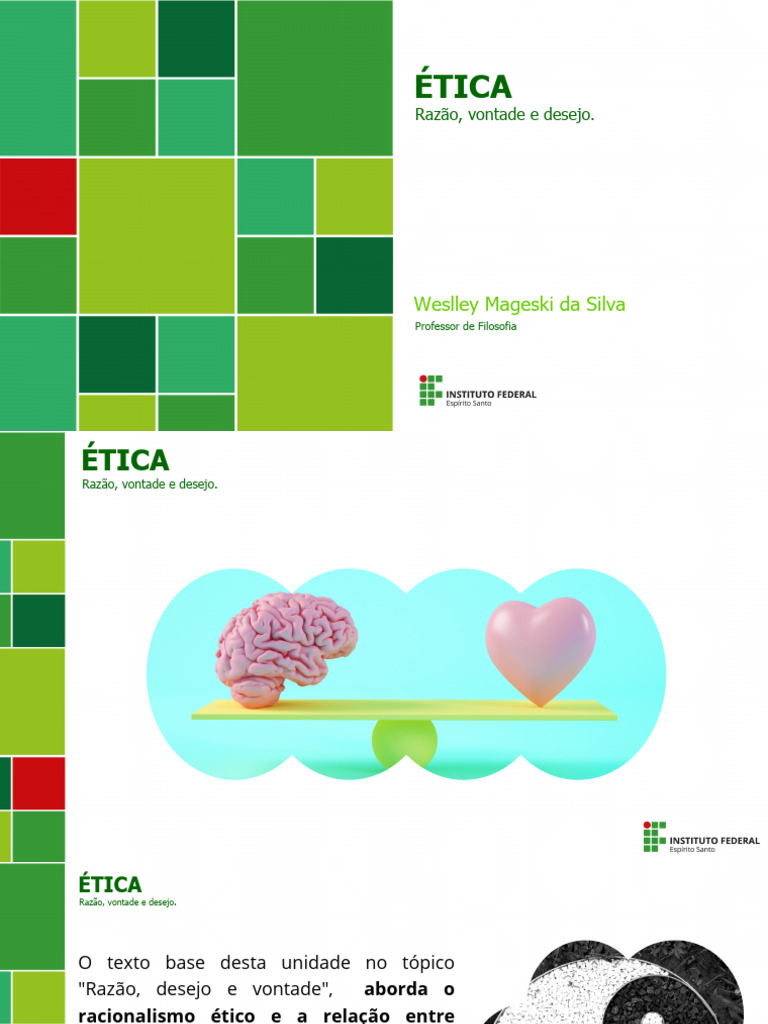 Ética: Vontade e Desejo na Filosofia | PDF | Prazer