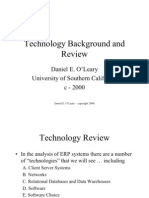 ERP-Technology Background and Review