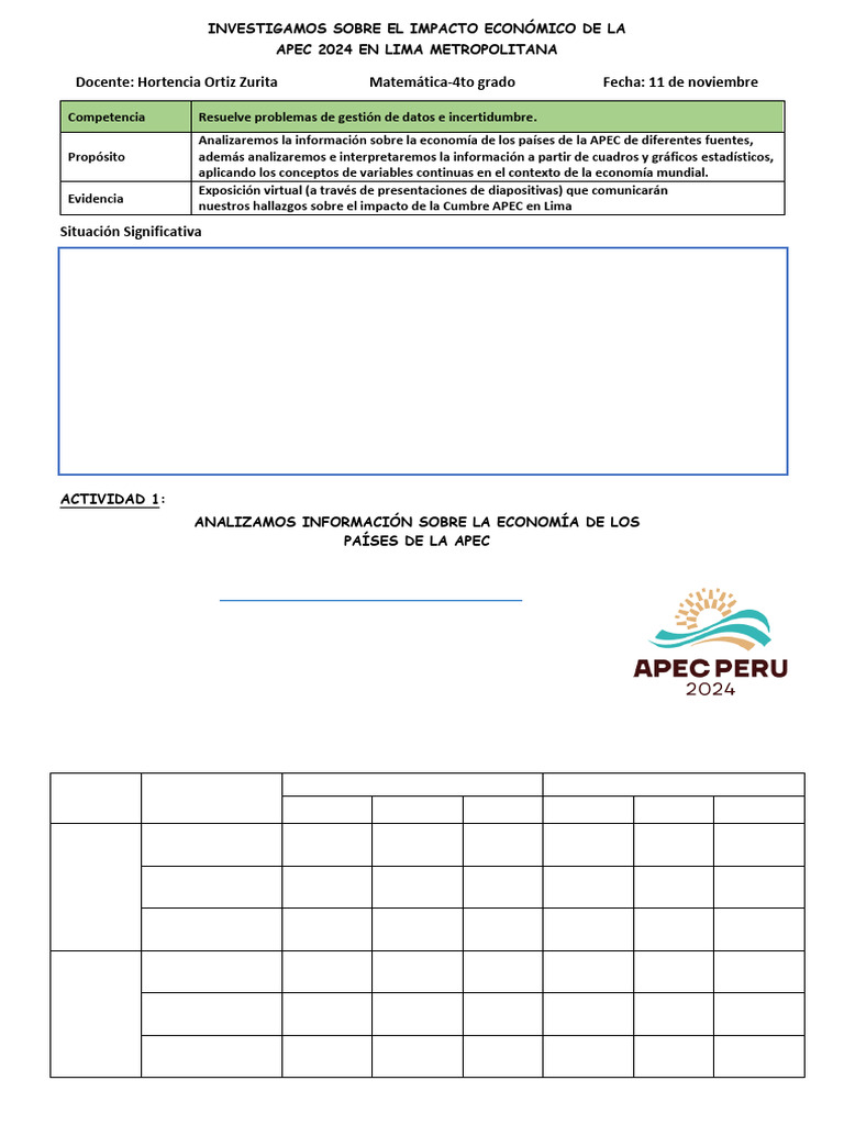 Apec | PDF | Lima | Perú