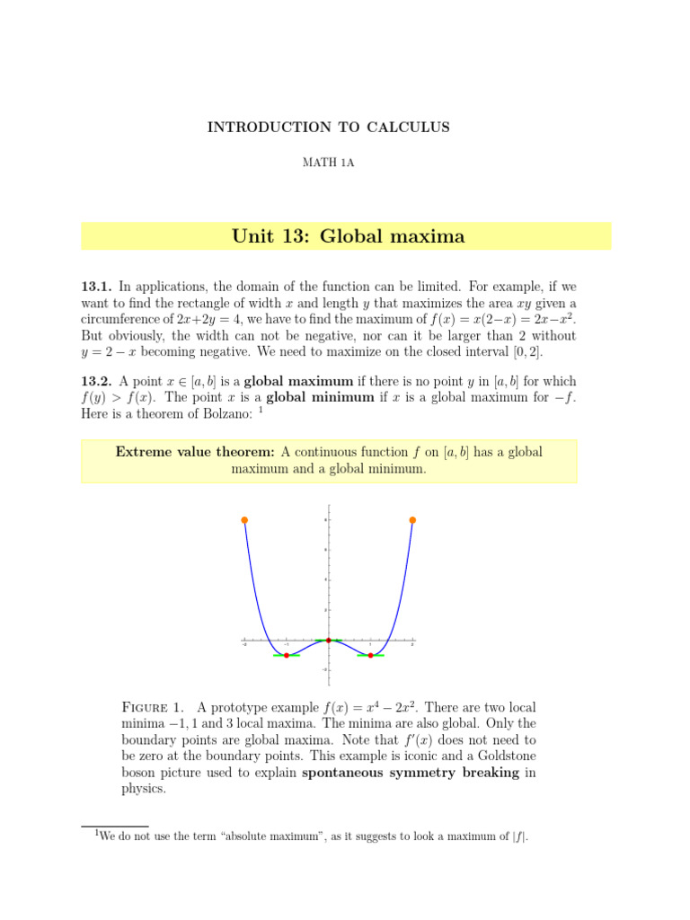 Lecture 13 | PDF | Analysis | Calculus