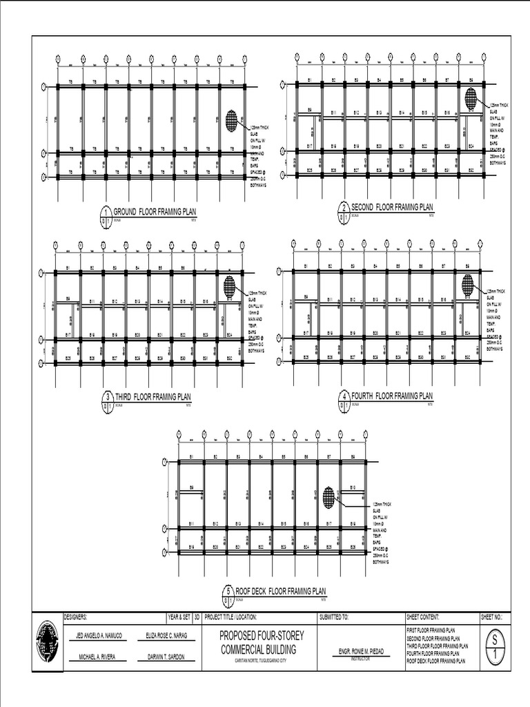 Structural Plan RCD Fialsss | PDF