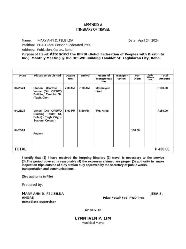 Appendex A & B | PDF