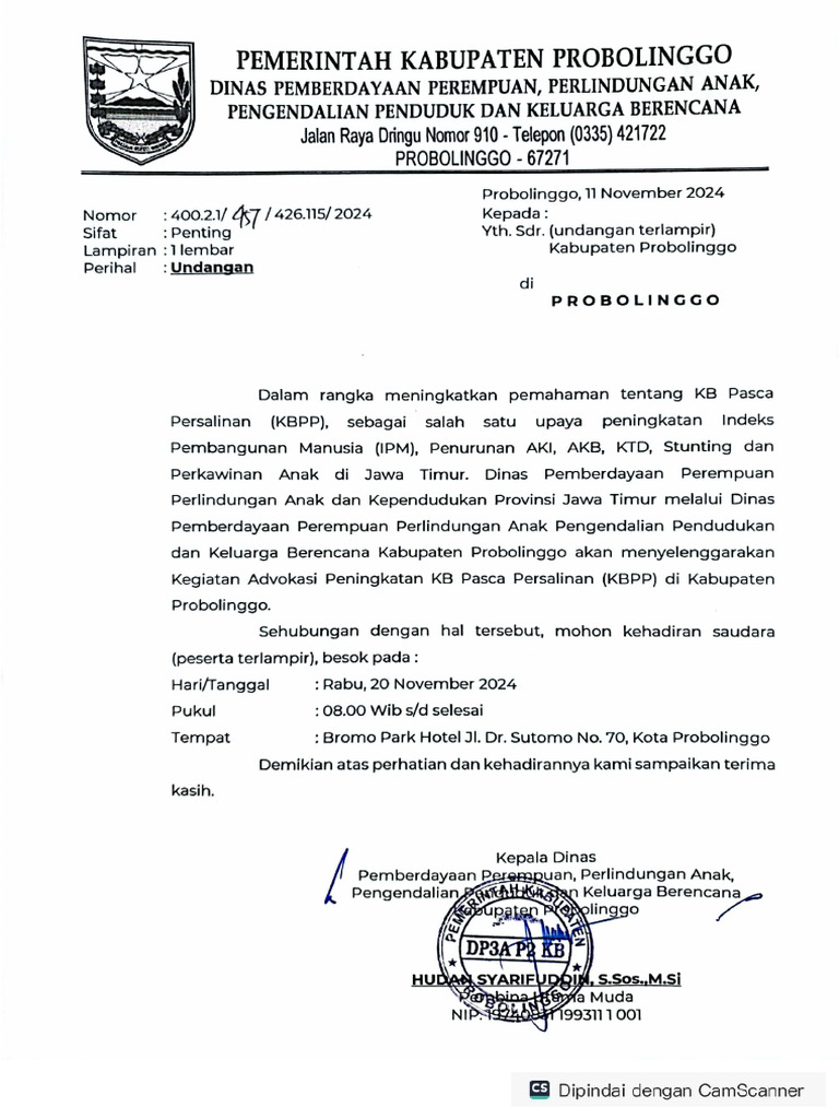 Undangan KBPP | PDF