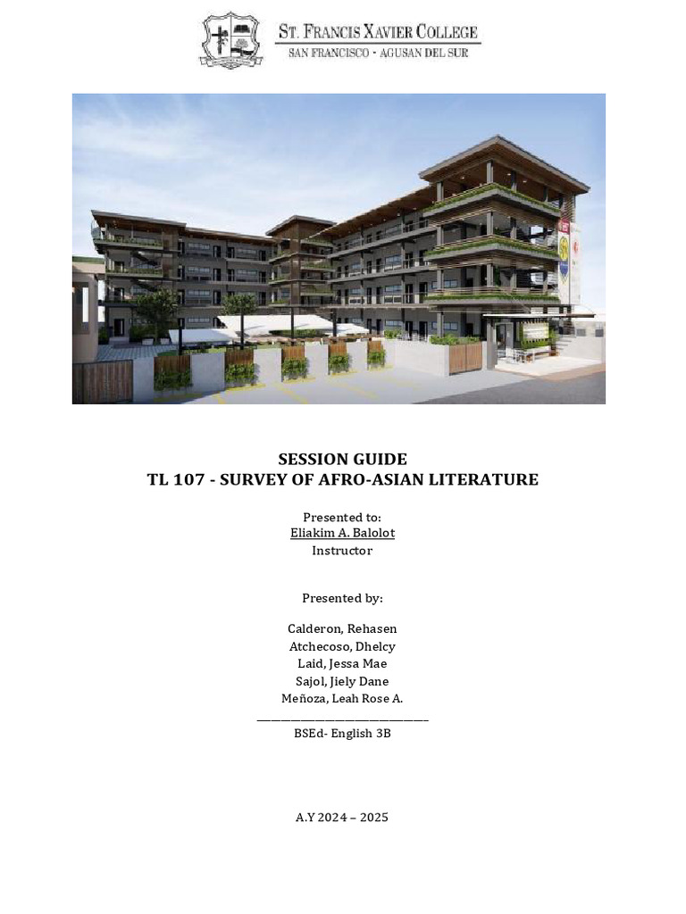 TL 107 - Persian Literatre Session Guide - Group 6 | PDF | Hafez ...