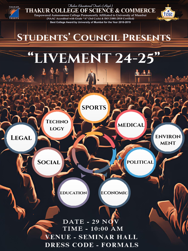 LIVEMENT 24-25: Students' Council Event | PDF