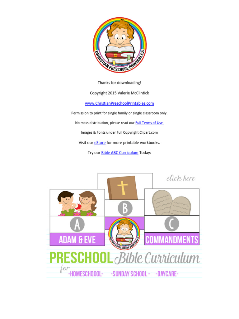 Ten Commandment Train Pack | PDF